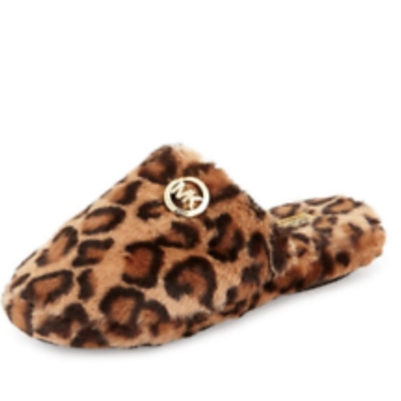 LIMITED QTY - Michael Kors Leopard Print Slippers - Picture 3 of 3